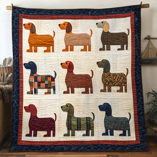 Cozy Dachshund WN0601018CL Quilt