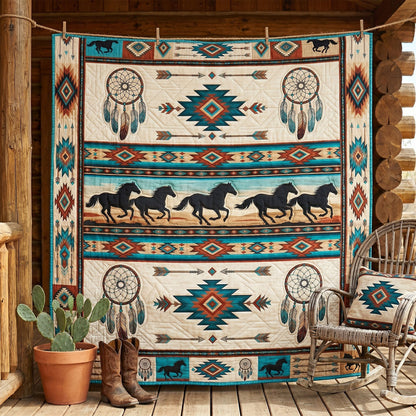 Wild Horses And Dreamcatchers WN1706015CL Quilt