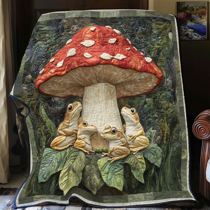 Mushroom Gathering CP0901044CL Quilt