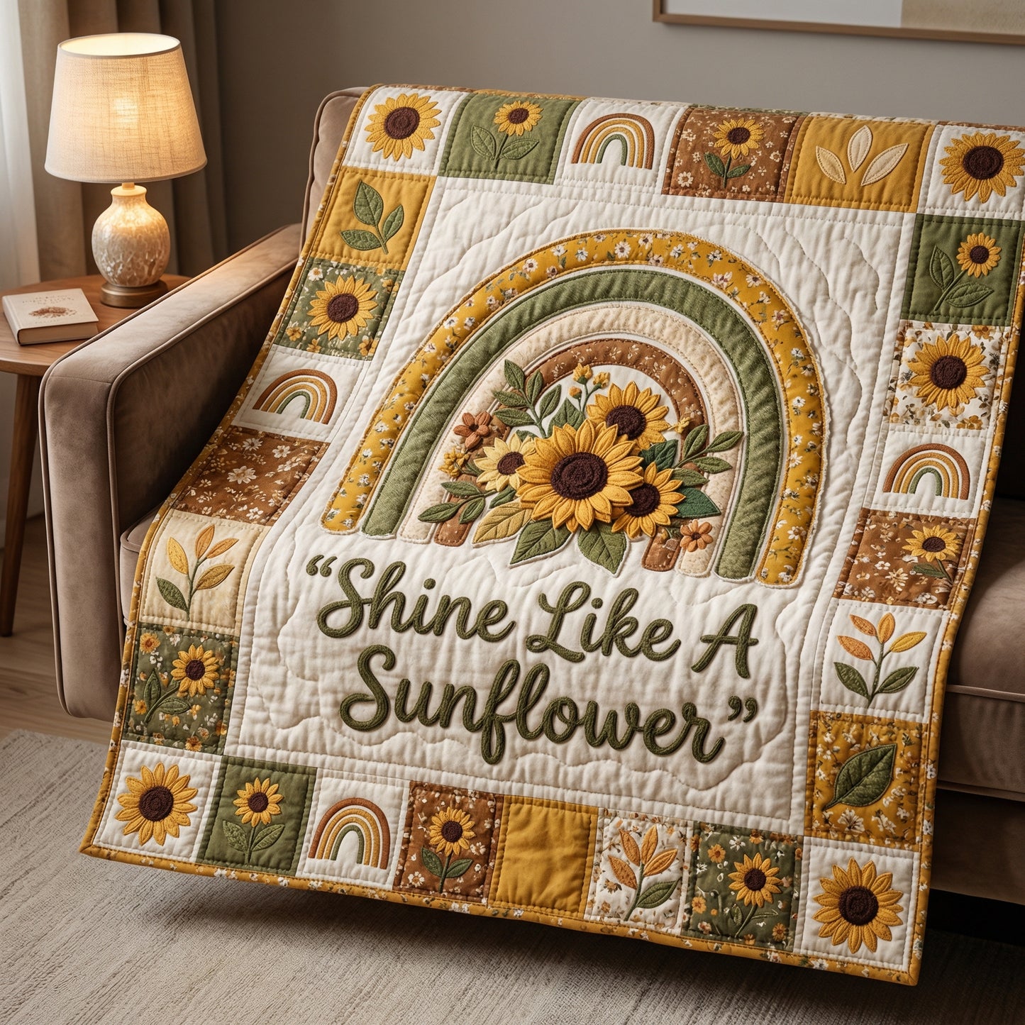 Shine Like A Sunflower XR0704011CL Quilt