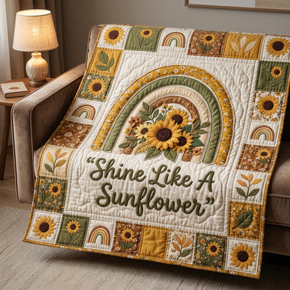 Shine Like A Sunflower XR0704011CL Quilt