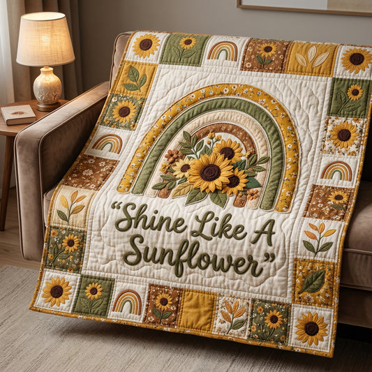 Shine Like A Sunflower XR0704011CL Quilt