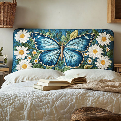 Butterfly Garden CW1812007CL Quilted Headboard Slipcover