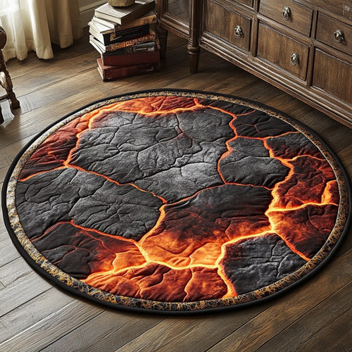 Volcanic Rock XR1709006CL Quilted Round Mat