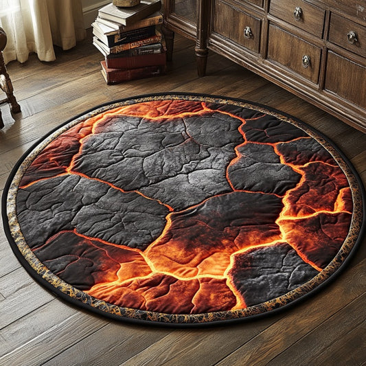 Volcanic Rock XR1709006CL Quilted Round Mat