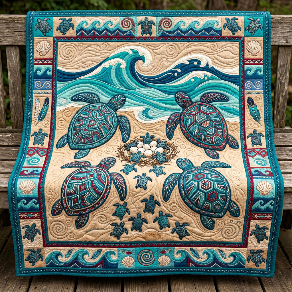 Ocean Nursery Turtle WN1706011CL Quilt