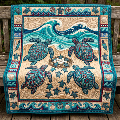Ocean Nursery Turtle WN1706011CL Quilt