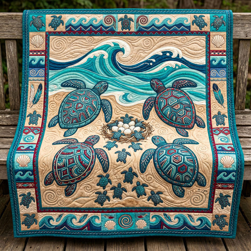 Ocean Nursery Turtle WN1706011CL Quilt