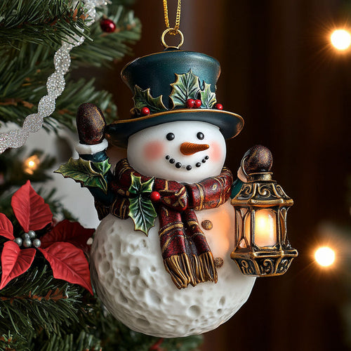 Snowman Lantern CW2411136CL Christmas Ornament