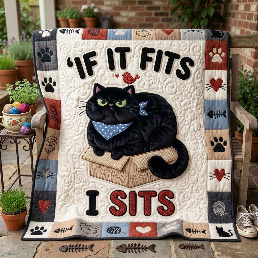 If It Fits I Sits WN2705009CL Quilt
