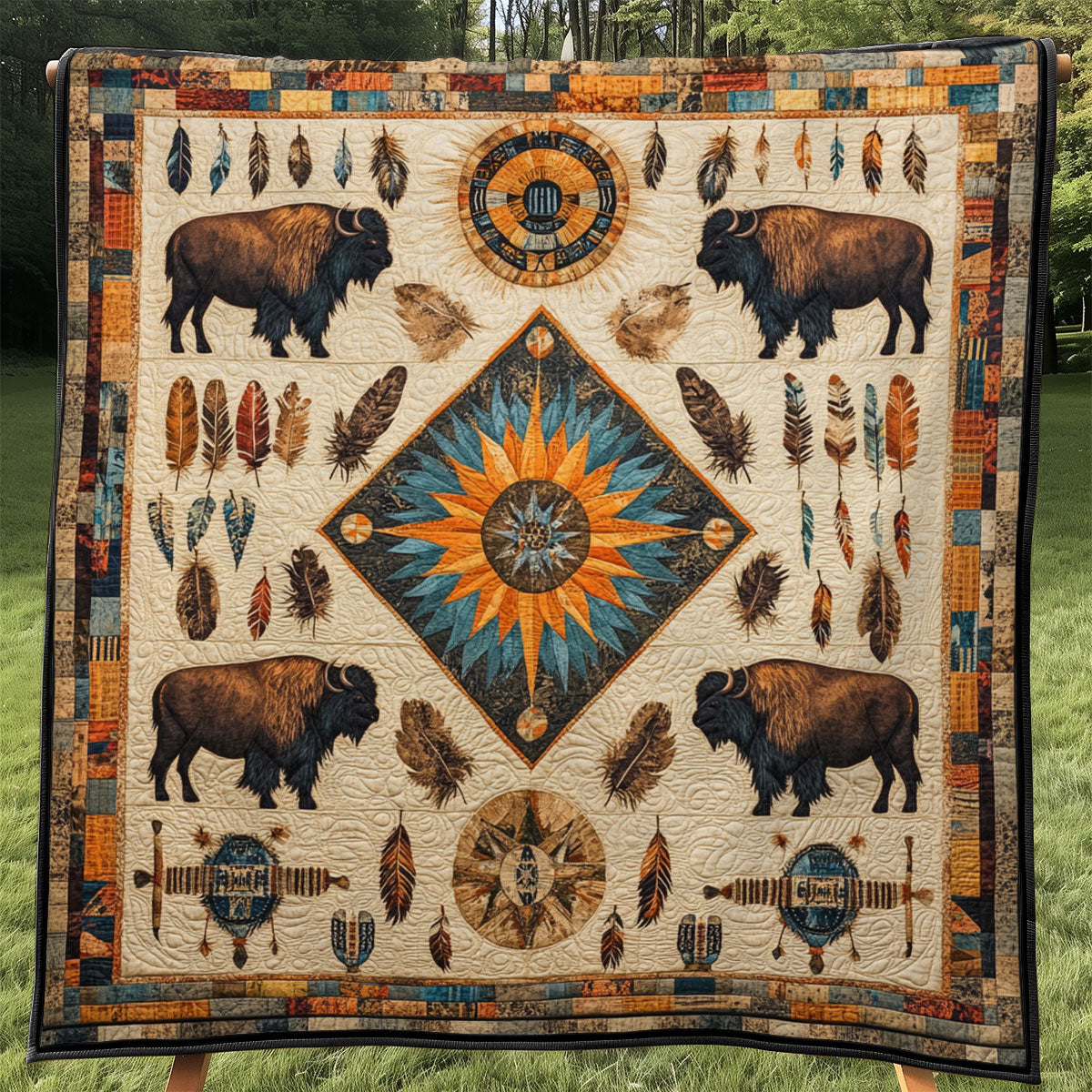 Echoes Of The Great Herd WJ0701008CL Quilt