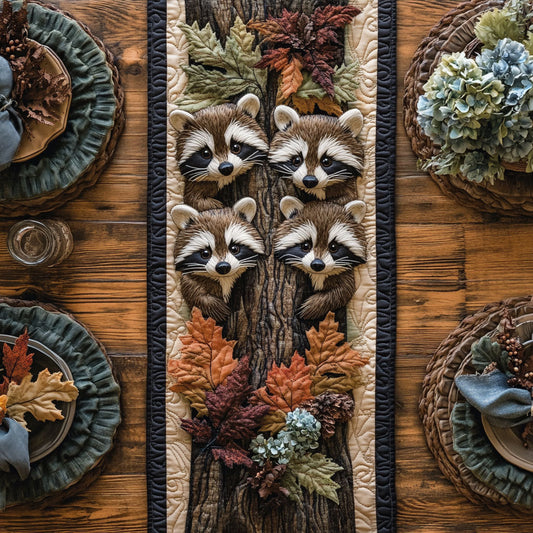 Woodland Watchers CP2705023CL Quilted Table Runner