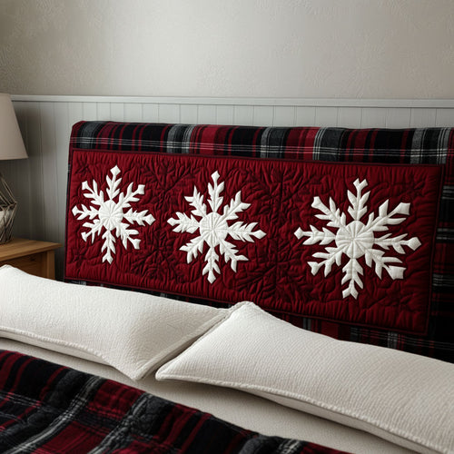 Snowflake Frost KL0601040CL Quilted Headboard Slipcover