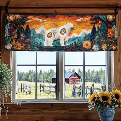 Whispering Bearfield WN2406097CL Quilted Valance