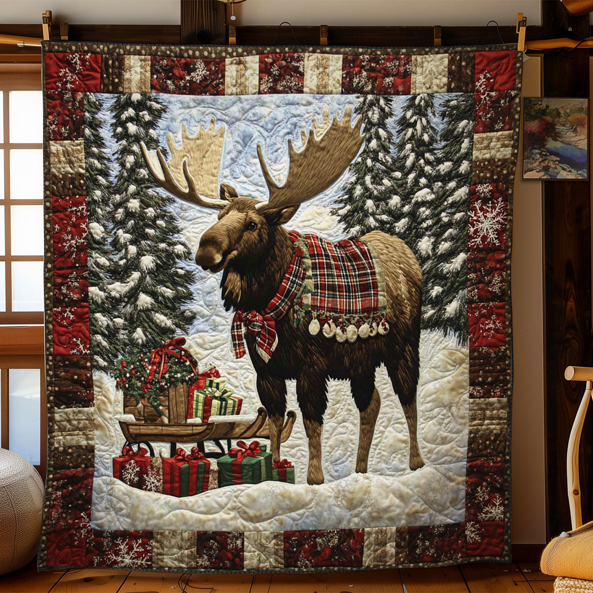 Holiday Alces WN0601086CL Quilt