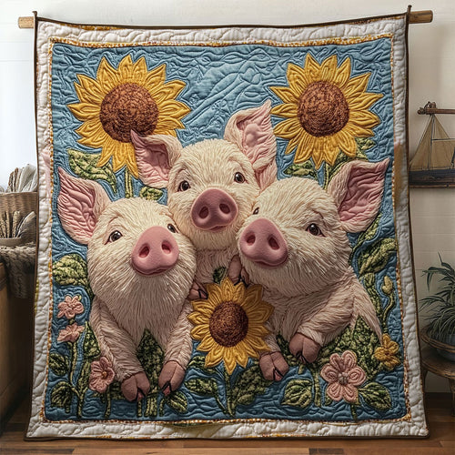 Joyful Pig WN0901049CL Quilt