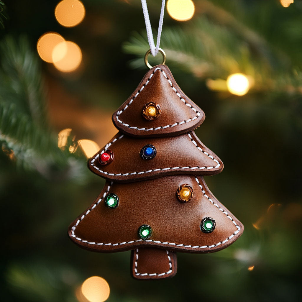 Chirtsmas Tree Leather Charm WN2511002CL Christmas Ornament