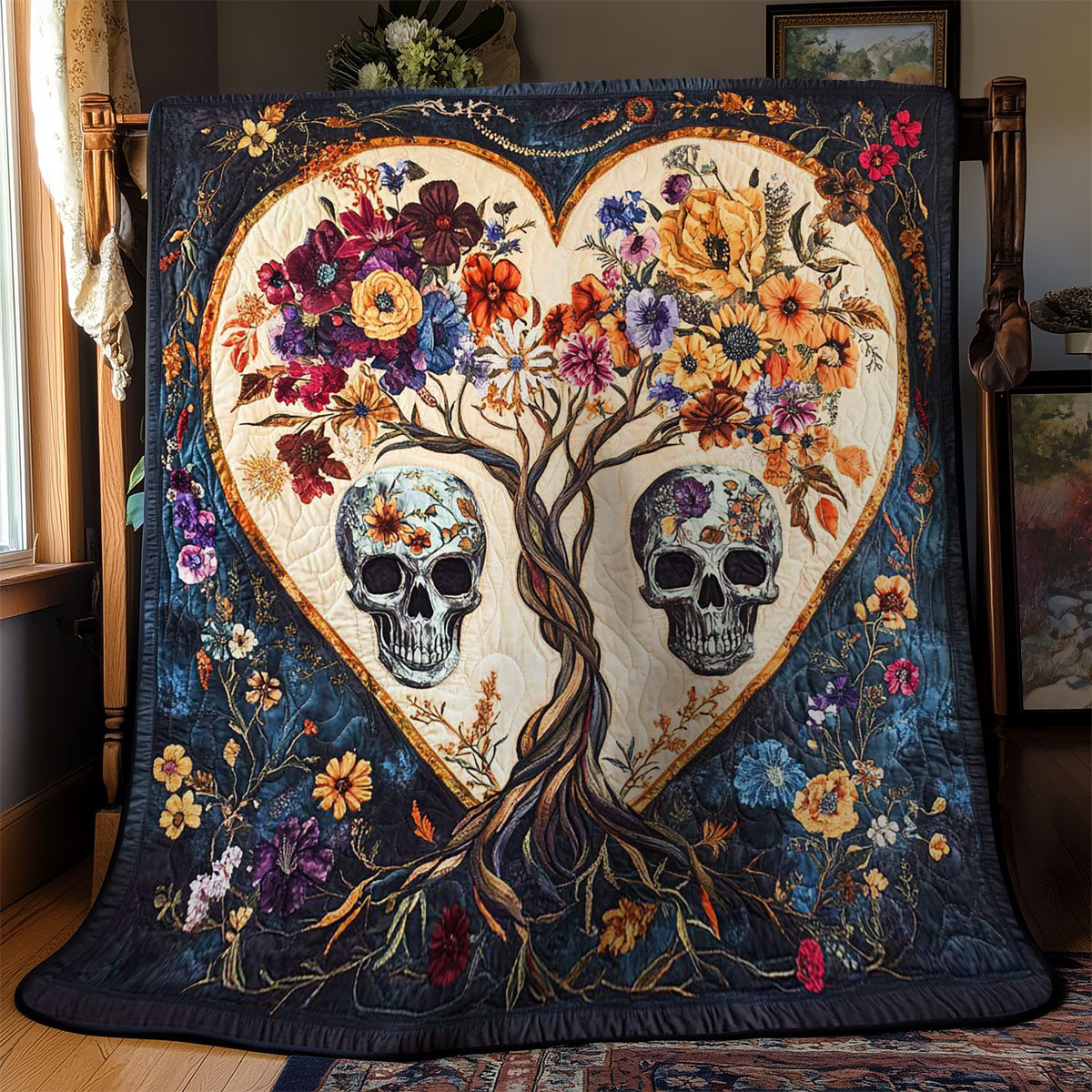 Twilight Skull WN0702041CL Quilt