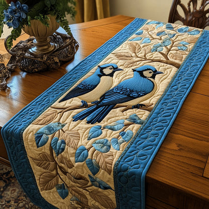 Charming Bluejay CP0505027CL Quilted Table Runner
