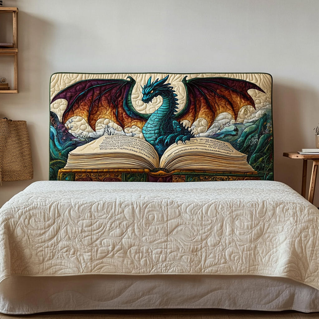 Mystic Dragon CW2612012CL Quilted Headboard Slipcover