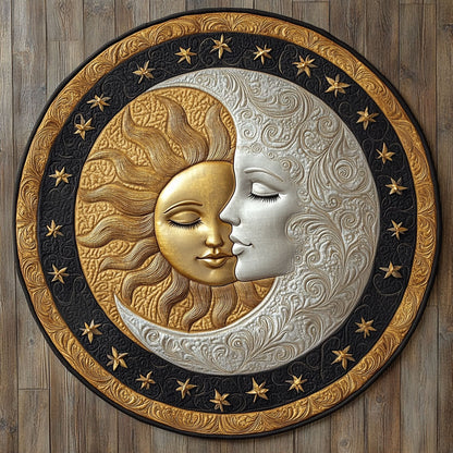 Sun & Moon Eternal KL0812018CL Quilted Round Mat