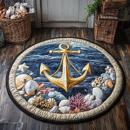 Harbor Emblem CP1201008CL Quilted Round Mat