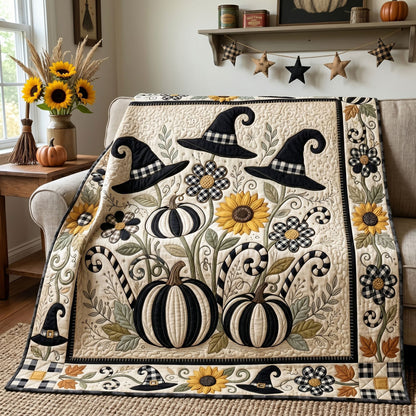 Buffalo Plaid Pumpkin Bloom WN2506006CL Quilt