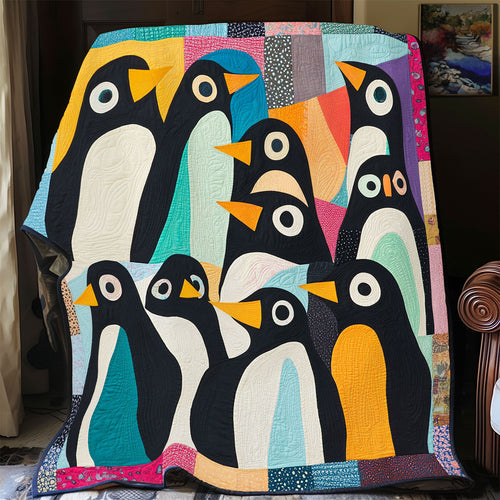 Playful Penguins CP0701009CL Quilt