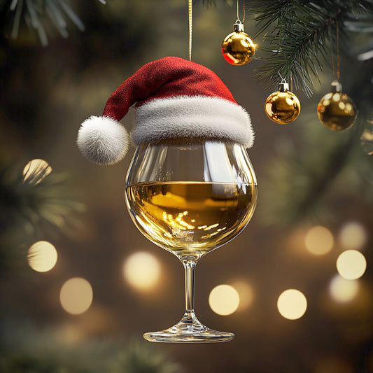 Wine Glass Holiday Glow WN1112118CL Christmas Ornament