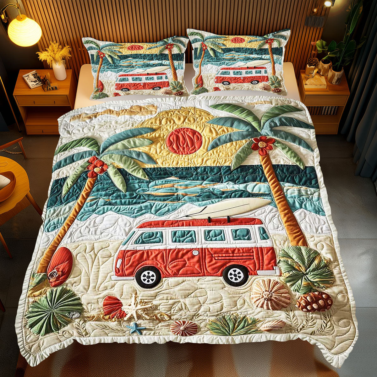 Beach Van WP0701043CL Duvet Cover Set