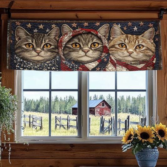 Cat Liberty WN1006016CL Quilted Valance