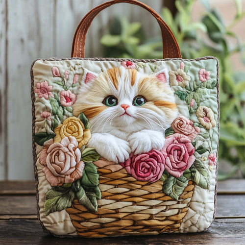 Cozy Kitty CP0312031CL Quilted Tote Bag