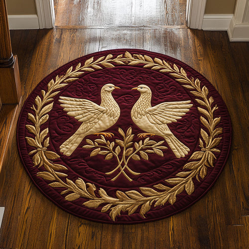 Hearts In Harmony CP2607057CL Quilted Round Mat