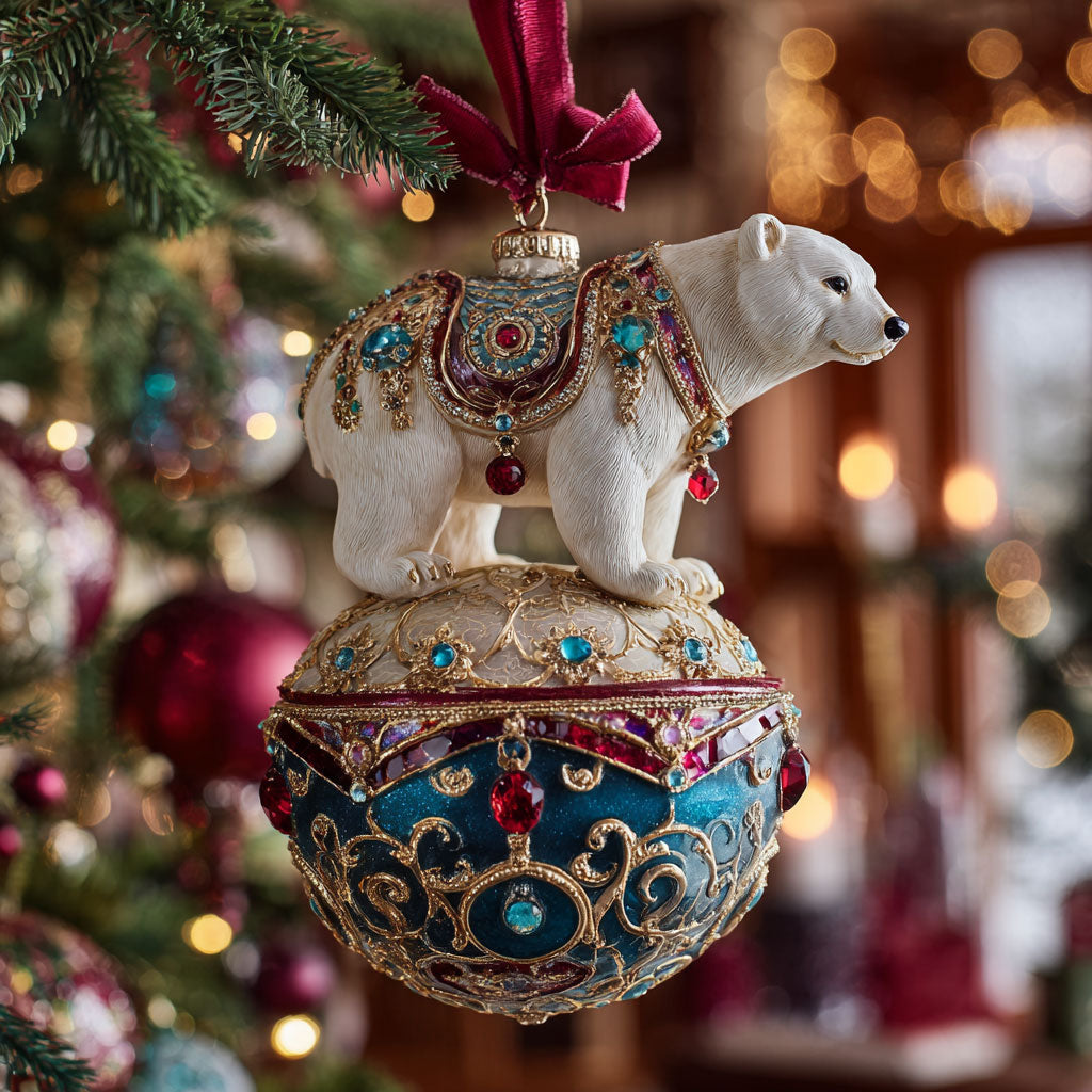 Polar Bear Charm CW0112039CL Christmas Ornament