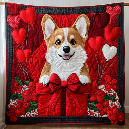 Cupid Corgi CP0601018CL Quilt