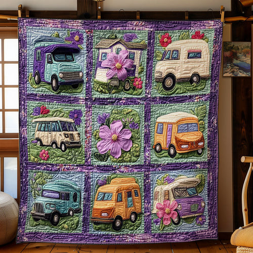 Camping Blooms WN1401008CL Quilt