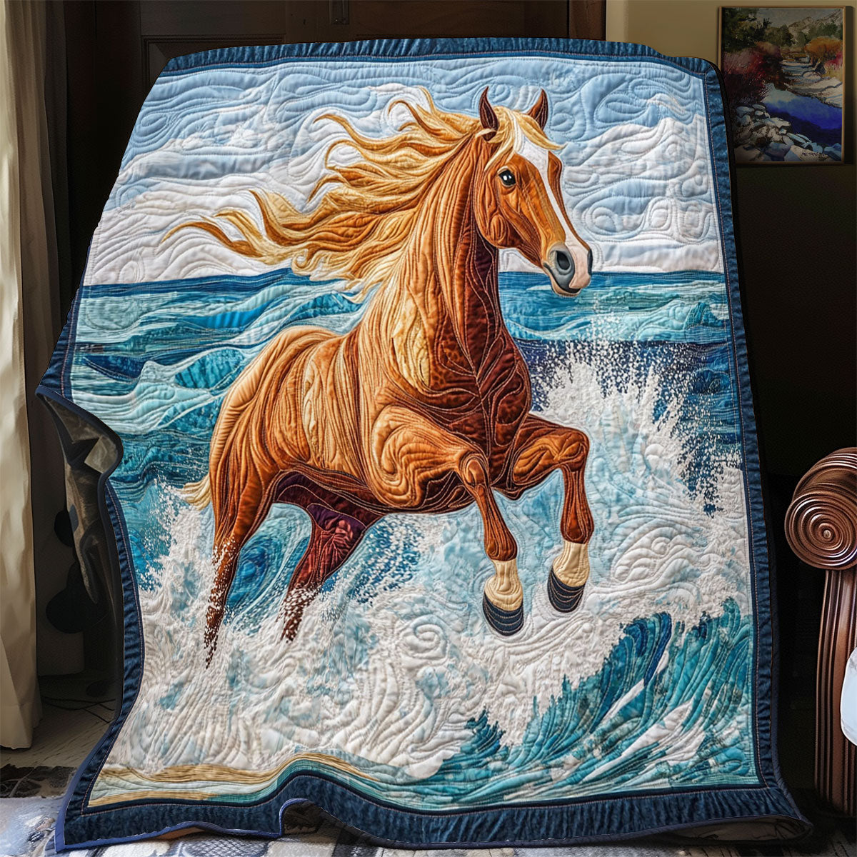 Ocean Gallop CP0501029CL Quilt