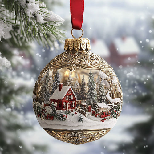 Winter Village Serenity WN0912093CL Christmas Ornament