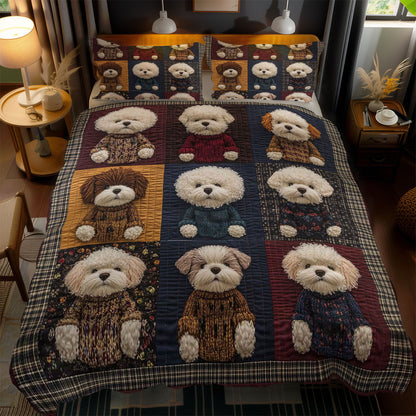 Bichon Patchwork Delight WN2301050CL Duvet Cover Set