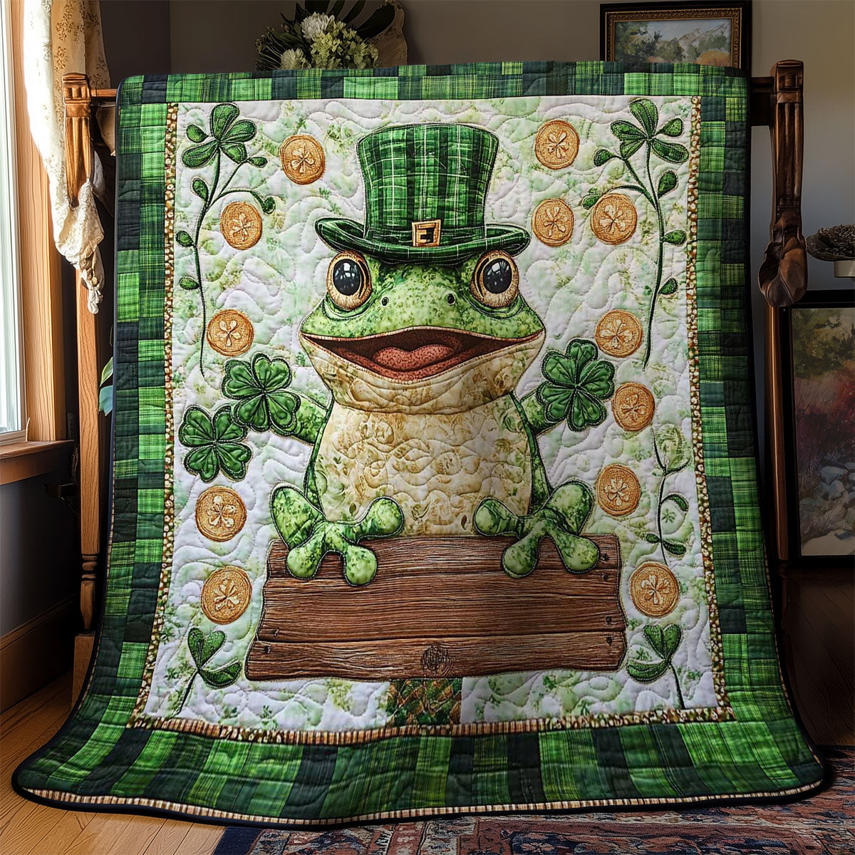 Clover Frog WN0402055CL Quilt