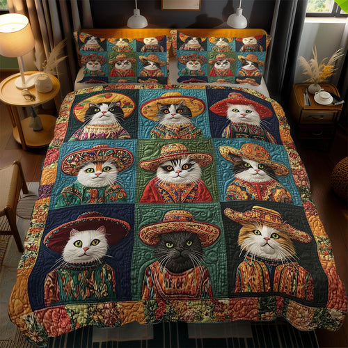 Mariachi Cats WN0302066CL Duvet Cover Set