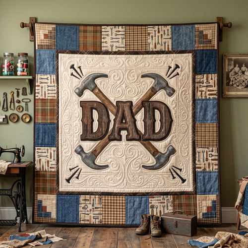 Dad Built This Life WN1206006CL Quilt