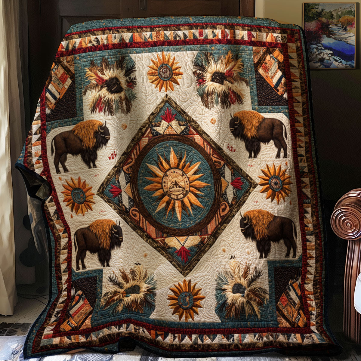 Elder Of The Grasslands WJ0701009CL Quilt