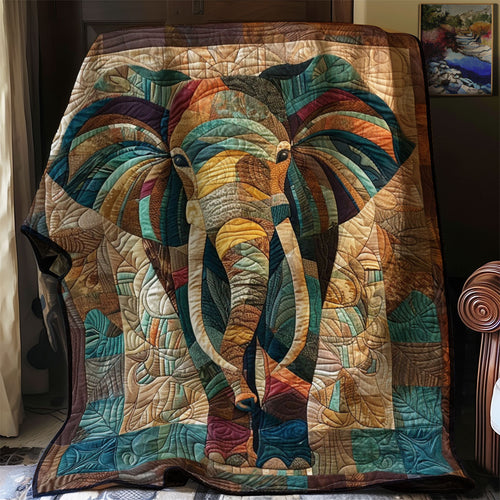 Elephant Abstract WJ0701042CL Quilt
