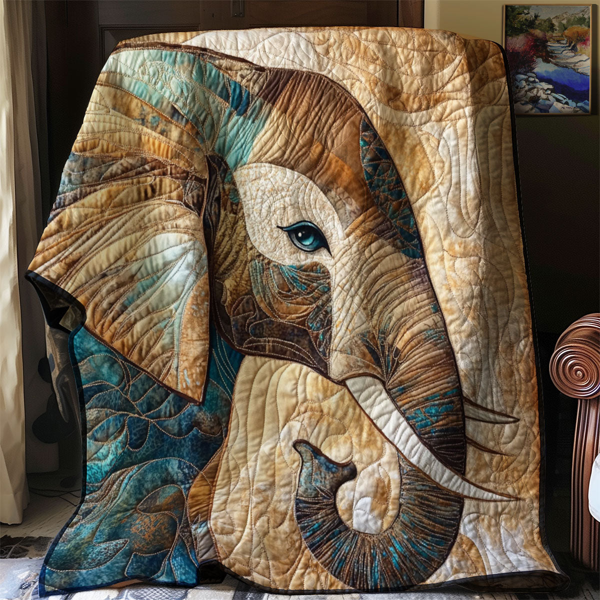 Elephant's Eye WJ0701045CL Quilt