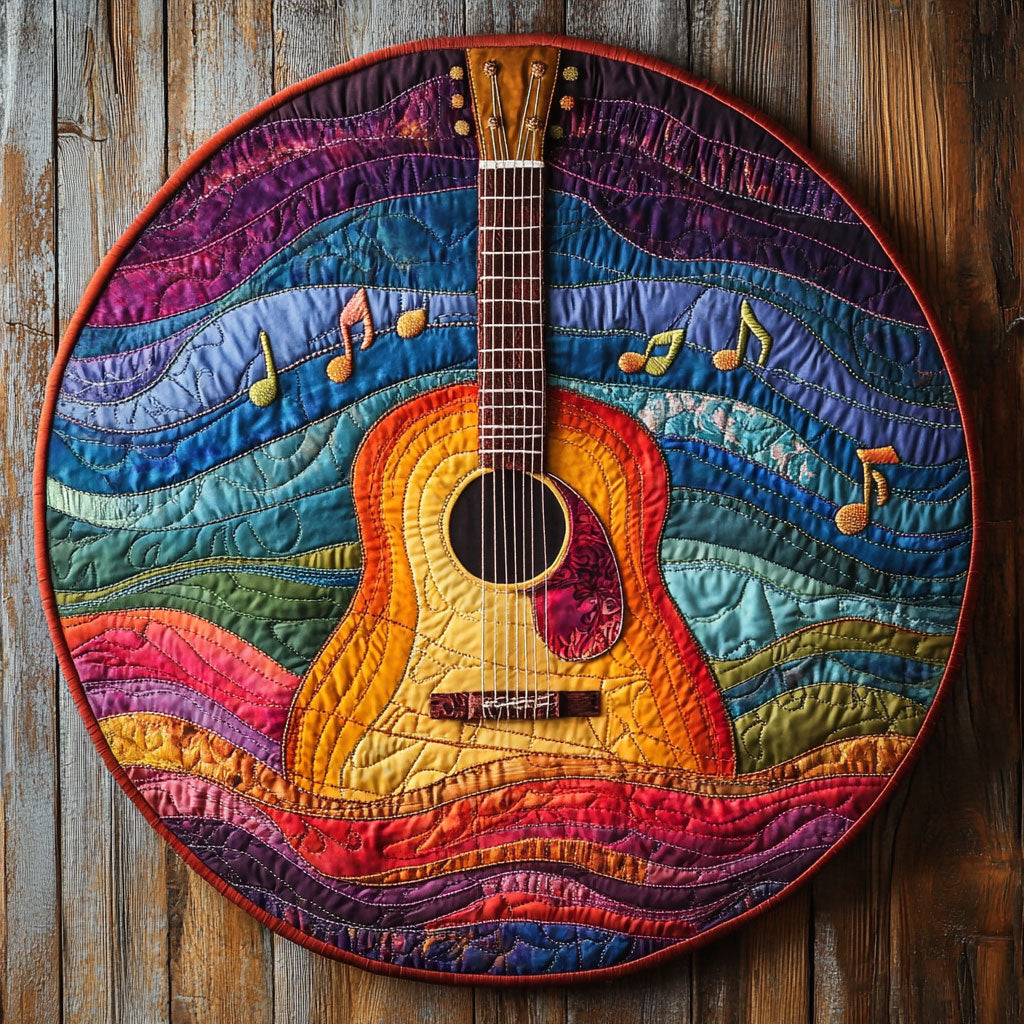 Guitar Spiritsong WN1606026CL Quilted Round Mat