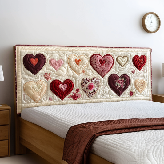 Heart Of Love QA1301002CL Quilted Headboard Slipcover