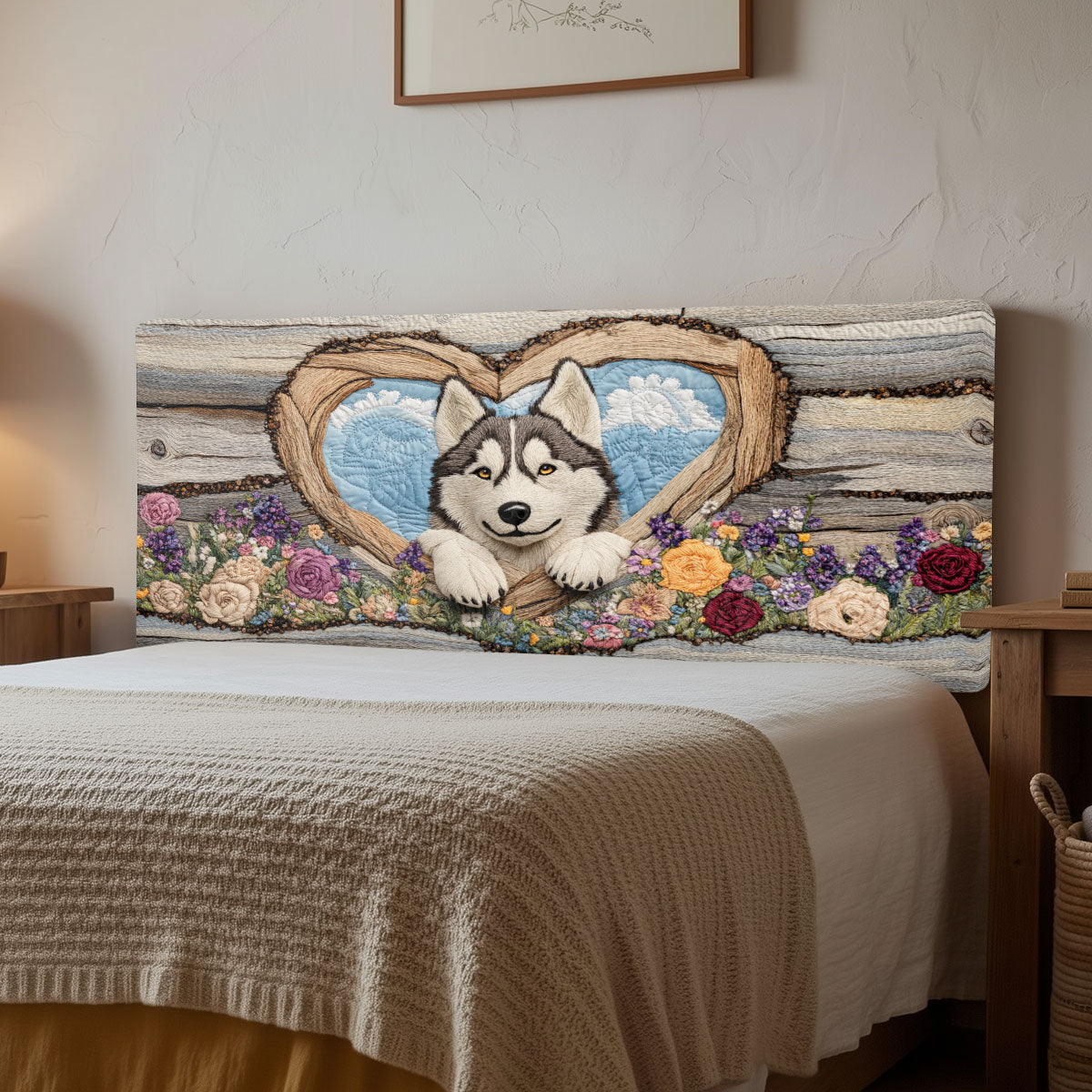 Husky Garden CW2012022CL Quilted Headboard Slipcover