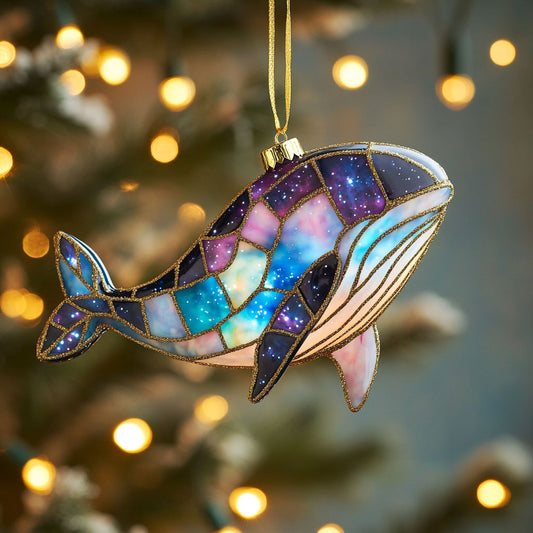Hologram Whale CP2711040CL Christmas Ornament
