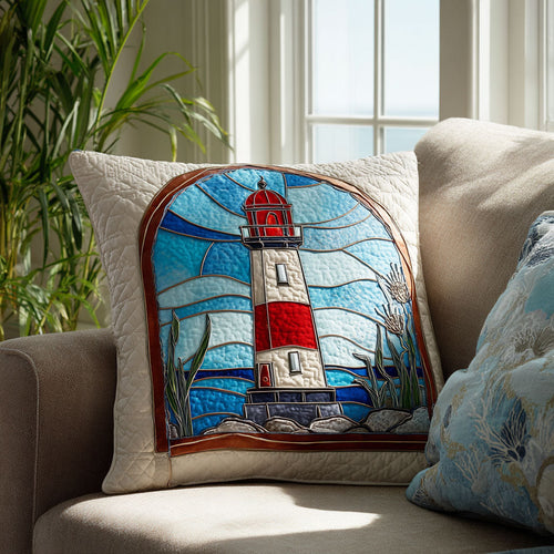 Lighthouse Haven CW1301071CL Quilt Pillow Case